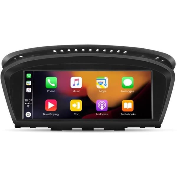 AWESAFE Autoradio Android 11 4Go+64Go til BMW Serie 5 E60 E61 E63 E64 CCC-system, Serie 3 E90 E91 E92, 8.8'', Carplay/Android Auto