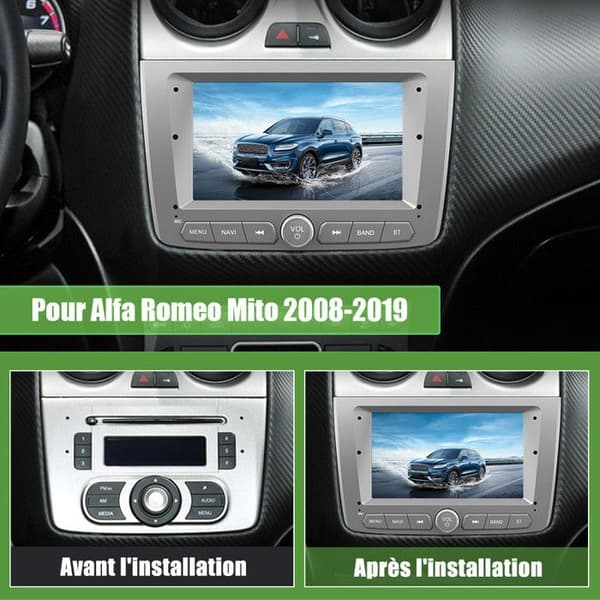 Android-bilradio - AWESAFE - 4G Android 13 - 6Go+128Go - 7'' Touchskärm - CarPlay/Android Auto