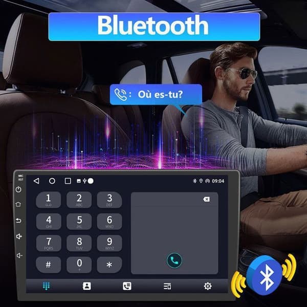 AWESAFE Autoradio Android 13 för BMW Series 3 E90 E91 E92 E93 2Go+32Go med Carplay GPS WiFi USB SD Bluetooth Android Auto