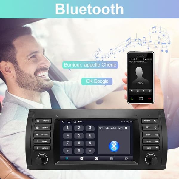 Autoradio Android - AWESAFE - til BMW E39 (1996-2003) - Android 13 - 2Go+64Go - 7'' touchskærm