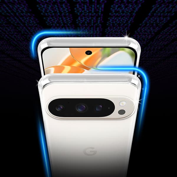 Mobilskal kompatibel med Google Pixel 9 / 9 PRO Transparent