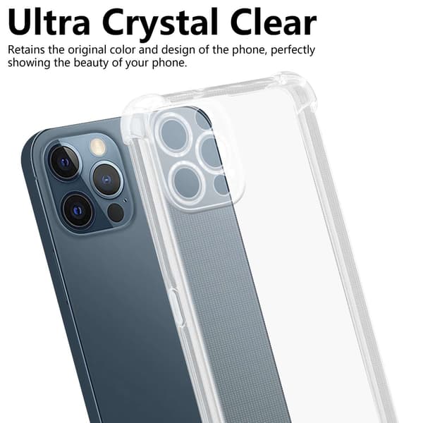Mobilskal kompatibel med iPhone 12 PRO Transparent
