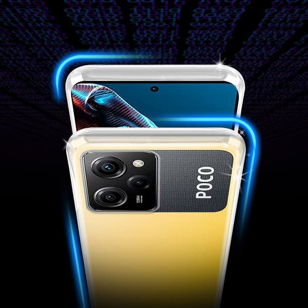 Mobilskal kompatibel med Redmi Note 12 Pro 5G Transparent