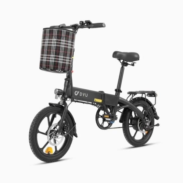 DYU A1F PRO elcykel 250W 36V 7,5Ah vikbar ram