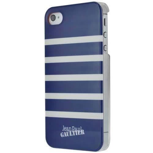 Coque - JP GAULTIER - IPhone4 4S - Mjuk - Marin - Blå Vit