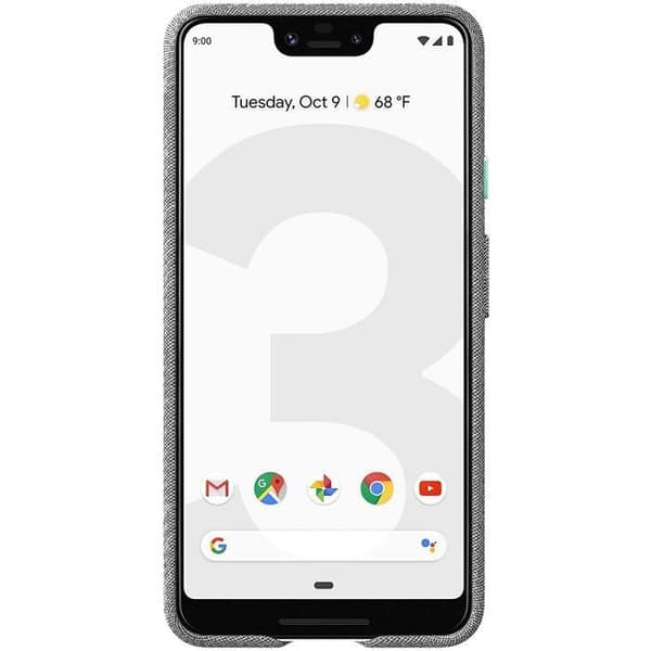 Telefonfodral - Google - Pixel 3 - Tyg - Kompatibel med Active Edge - Mjuk