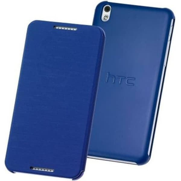Housse Flip Case Blå - HTC - Desire 610 - Rabat