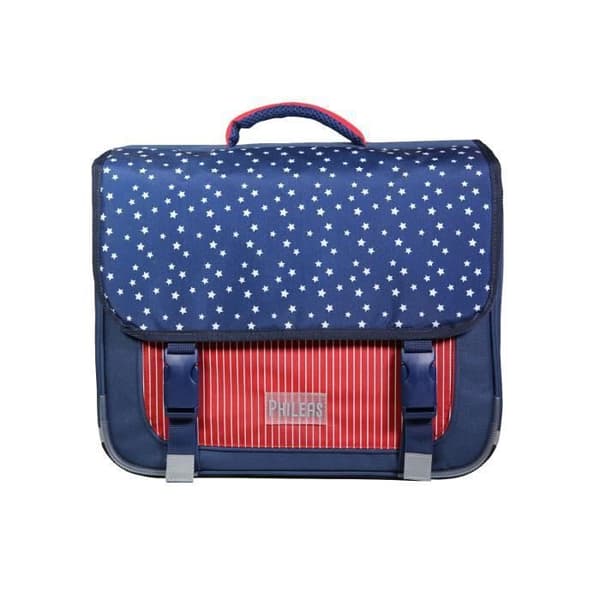 Skolväskan - BAGTROTTER Phileas - 38 cm - Blå - Polyester - Flicka