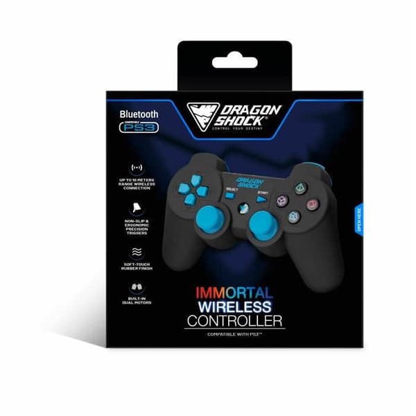 Trådlös handkontroll - DRAGONSHOCK - IMMORTAL BT - Svart - Ergonomisk - Bluetooth™
