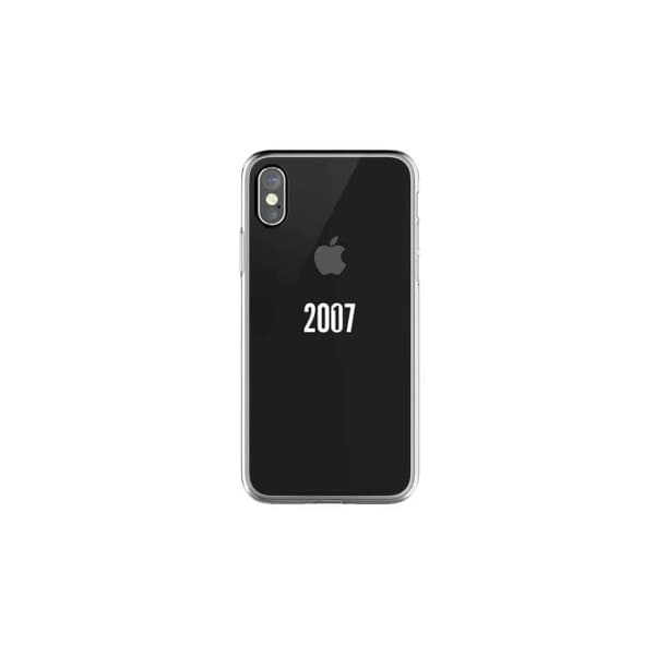 Qdos Fodral 10 år 2007-2017 Transparent för Iphone 8