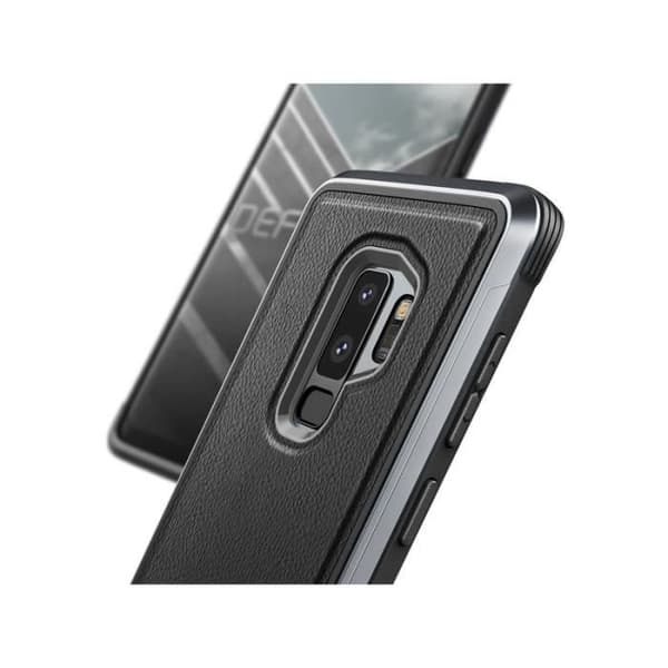 Coque - XDORIA - Galaxy S9+ - Läder - Förstärkt skydd - Lyxig