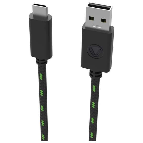 USB-kabel - SNAKEBYTE - SB916274 - 3 m - USB 2.0 - USB C/USB A - Svart/Grön
