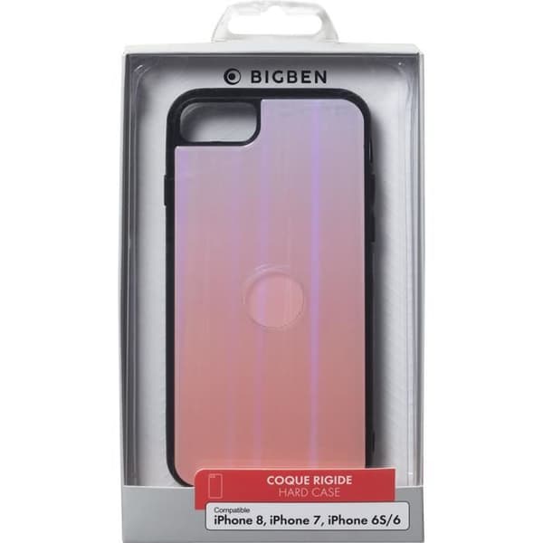 Coque - Regnbåge - iPhone 6/6S/7/8 - Hård - Skydd - Rosa regnbåge