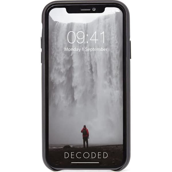 Coque - DEKRYTERAD - iPhone 11 Pro - Äkta läder - Svart - Lyxig
