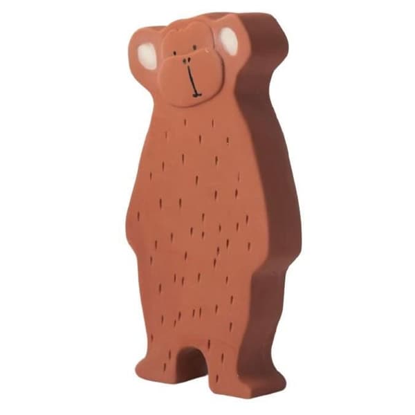Trixie bit- och badleksak Mr. Monkey 12 cm gummibrun