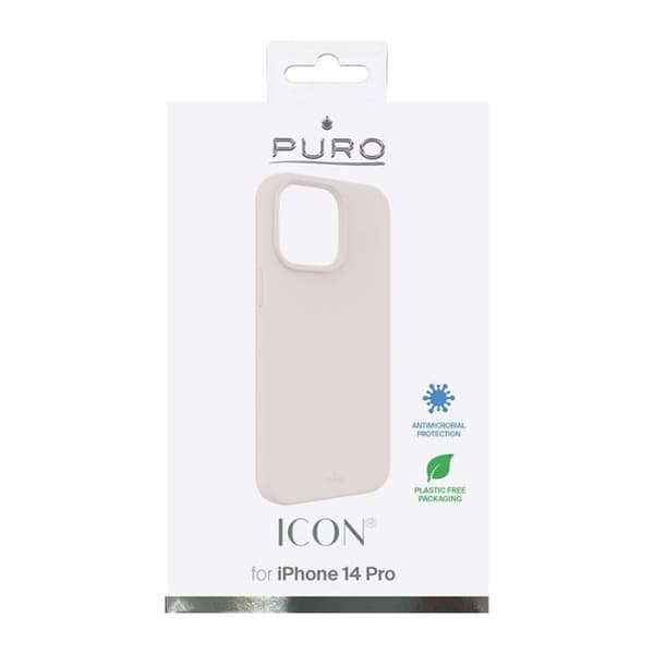 Coque - Puro - ICON - iPhone 14 Pro - Rose Sable - Souple - Silicone
