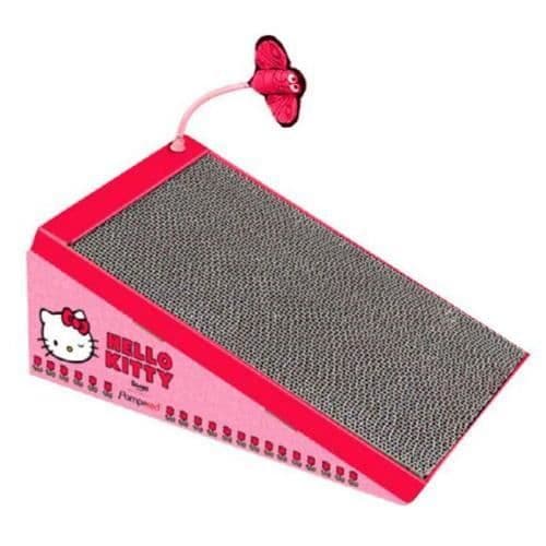Kattklösträd med Hello Kitty-leksak