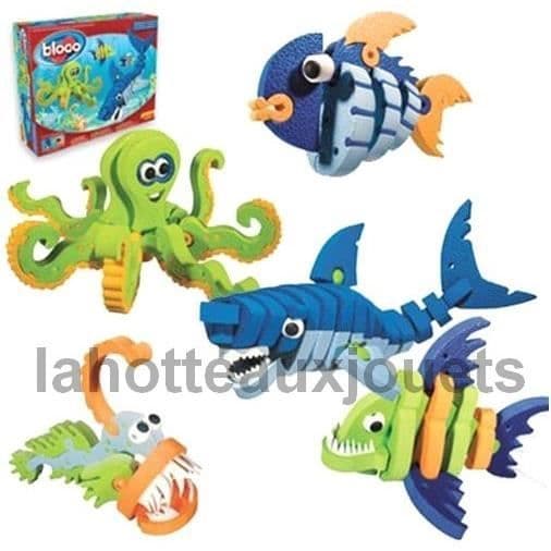Bloco Marine Creatures 235 stycken 30x41cm