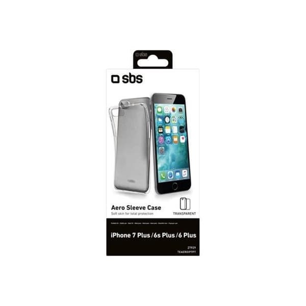 Skyddsskal - SBS - TEAEROIP7PT - Termoplastisk polyuretan - Transparent - iPhone 7 Plus