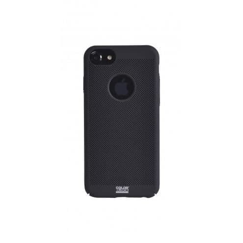 Colorblock Black Perforated Hard Case för iPhone 6/6S/7/8