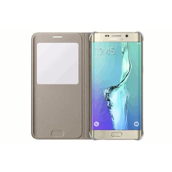 Samsung S View Cover Galaxy S6 edge+ Guldfodral