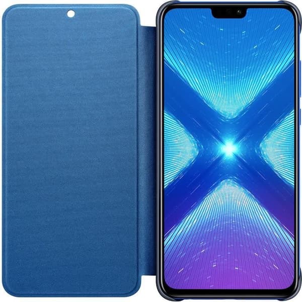 Fodral med lock - HONOR - Honor 8X - Blå - Halvstyv - Unisex