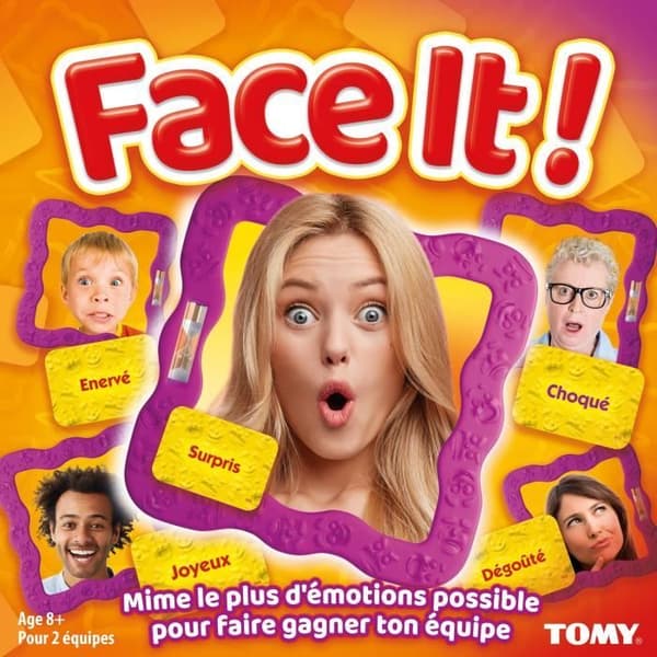 Pedagogiska spel - Tomy- Face It T73017 Multicolor