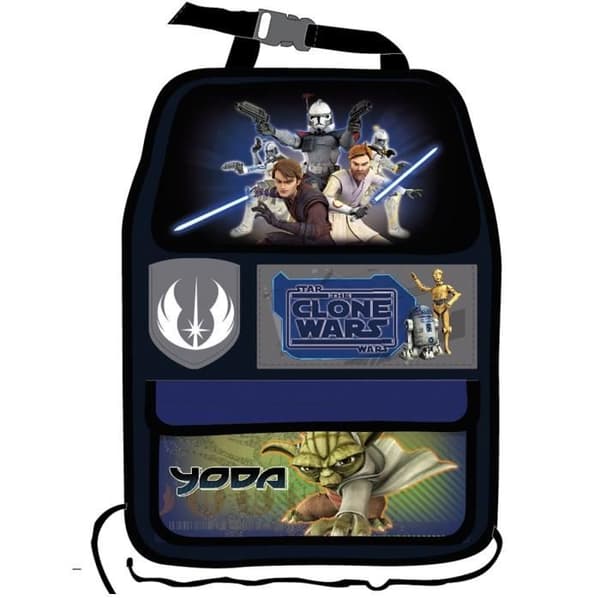 Framsätes ryggorganisatör - CLONE WARS - Minibuss - Svart