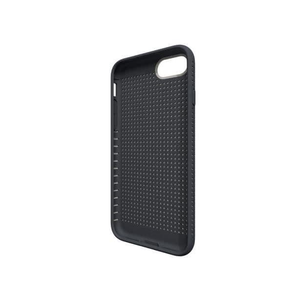 Coque - QDOS - MATRIX - Grå Antracit - Hård - Kompatibel med APPLE IPHONE 7