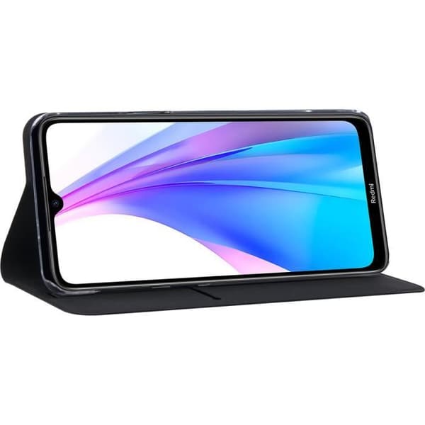 Etui folio - Xiaomi - Note 8T - Svart - Hård skal - Fällstängning