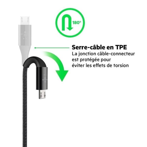 Belkin USB-kabel MIXIT DuraTek - 1,22 m - Silver
