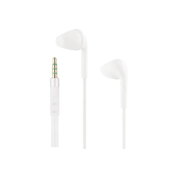 BeHello hörlurar med in-ear mikrofon 3,5 mm jack vit