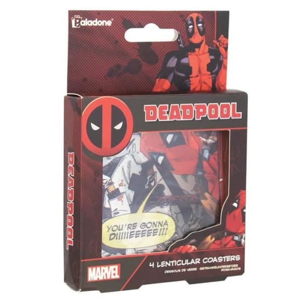 paladone - marvel deadpool 3d coaster -95847-95847