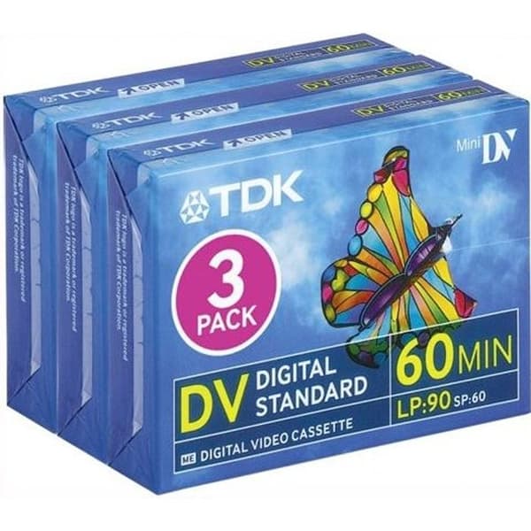 TDK DVM60 mini videokassett - 3x60min