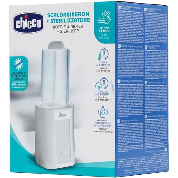Flaskvärmare - CHICCO - 4 i 1 - Mångsidig - Praktisk
