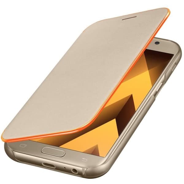 Samsung Neon Flip Cover A3 2017 - Orange