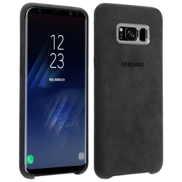 Samsung Coque i Alcantara S8+ Grå