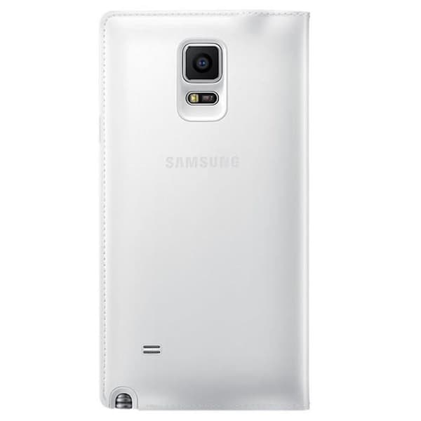 SAMSUNG Clear Zone Flip Case EF-CN910FT till Samsung Galaxy Note 4 - Vit