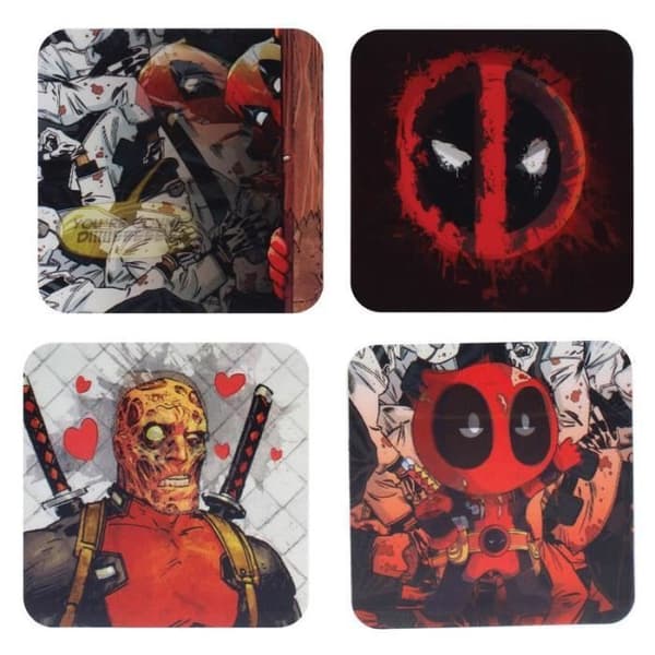 paladone - marvel deadpool 3d coaster -95847-95847