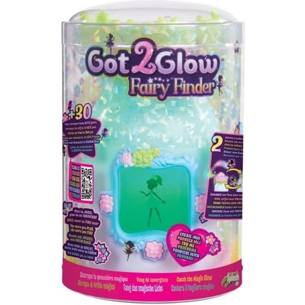 Fick 2 Glow Fairies - Rosa blommor