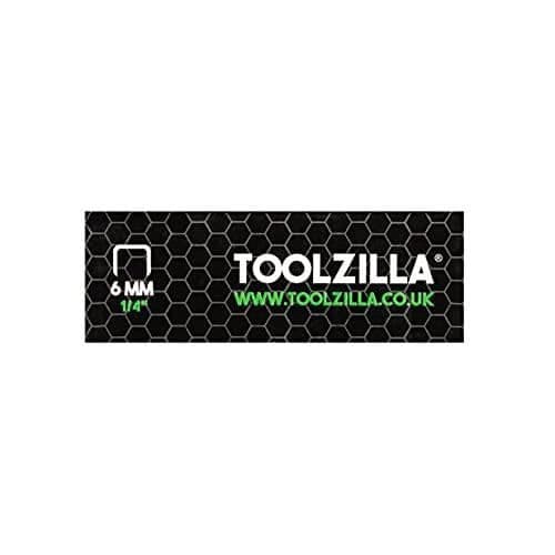 Agrafes - TOOLZILLA - Pro - 6 mm - Flerfärgade - Förpackning med 5000