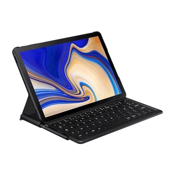 Hus/Keyboard - SAMSUNG - Ställ för Surfplatta - Svart - Stöttålig - AZERTY