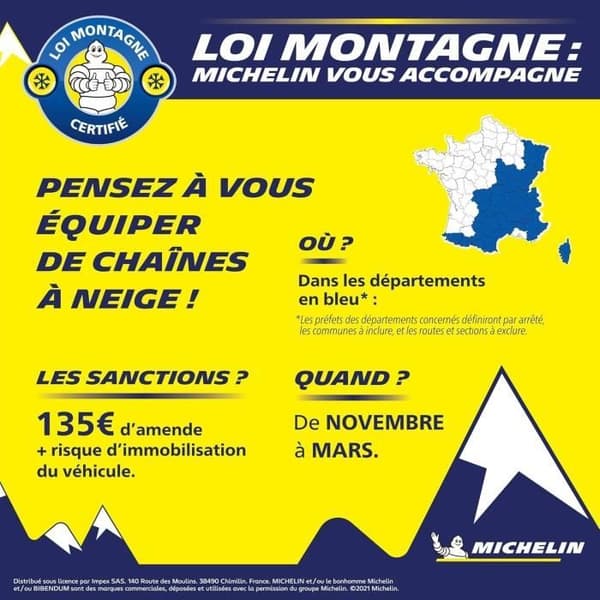 MICHELIN - Snöstrumpor - S.O.S. GRIP® EVOLUTION 0