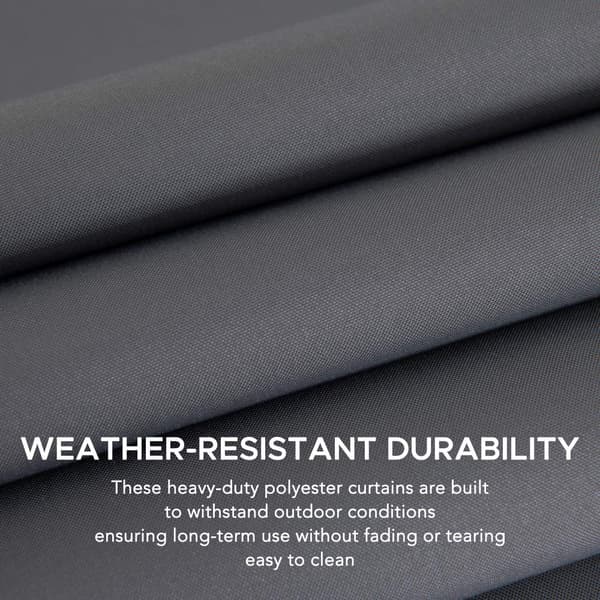 SUNJOY Replacement Curtain For 4m x 3m Louvered Pergola