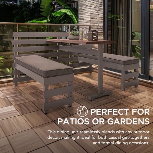 LAGOS Bench 1.42x1.28m Dining Room Unit