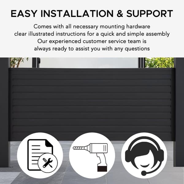 SUNJOY Replacement Bar For Louvered Pergola (Powder Coated)