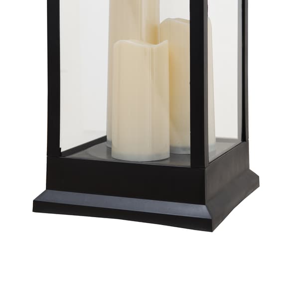 Classic Black 0,71M Outdoor Battery Powered Lantern