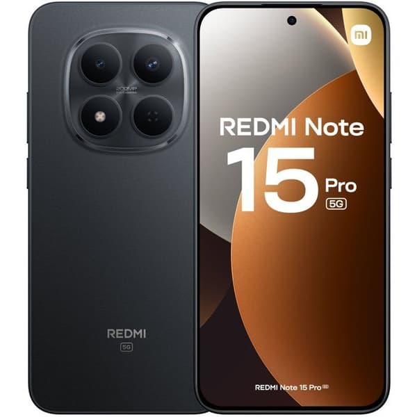 XIAOMI - Redmi Note 15 Pro 5G - 8 / 256 GB - Sort