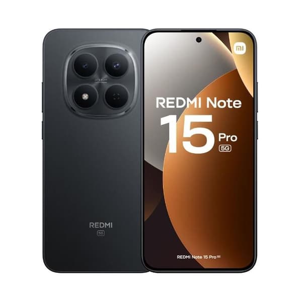 XIAOMI Redmi Note 15 Pro smartphone 5G 8Go+512Go version EU Svart
