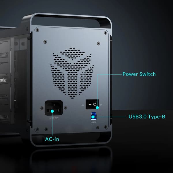 Hårddisklåda, Stöder RAID, USB 3.0 Gränssnitt,4-BAY